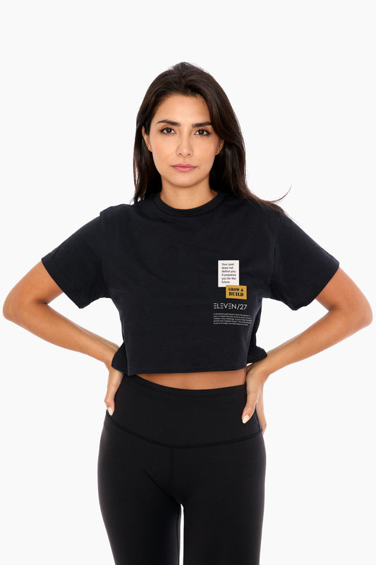 Checkered Past Cropped T-shirt