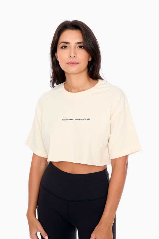 Billionaire Cropped T-Shirt