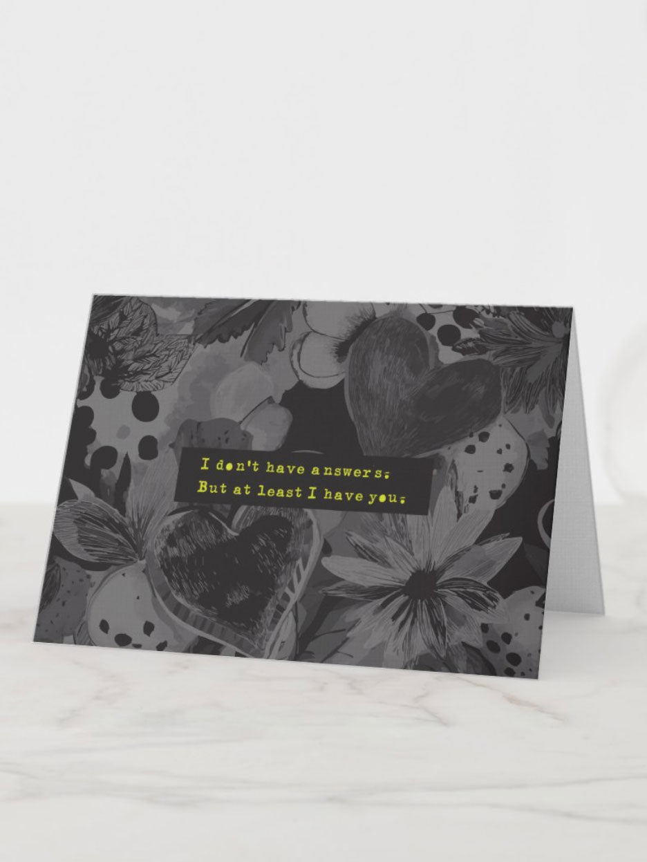 Black Notecard Set