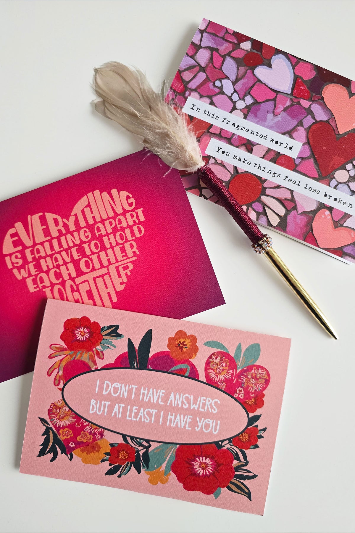 Pink Notecard Set