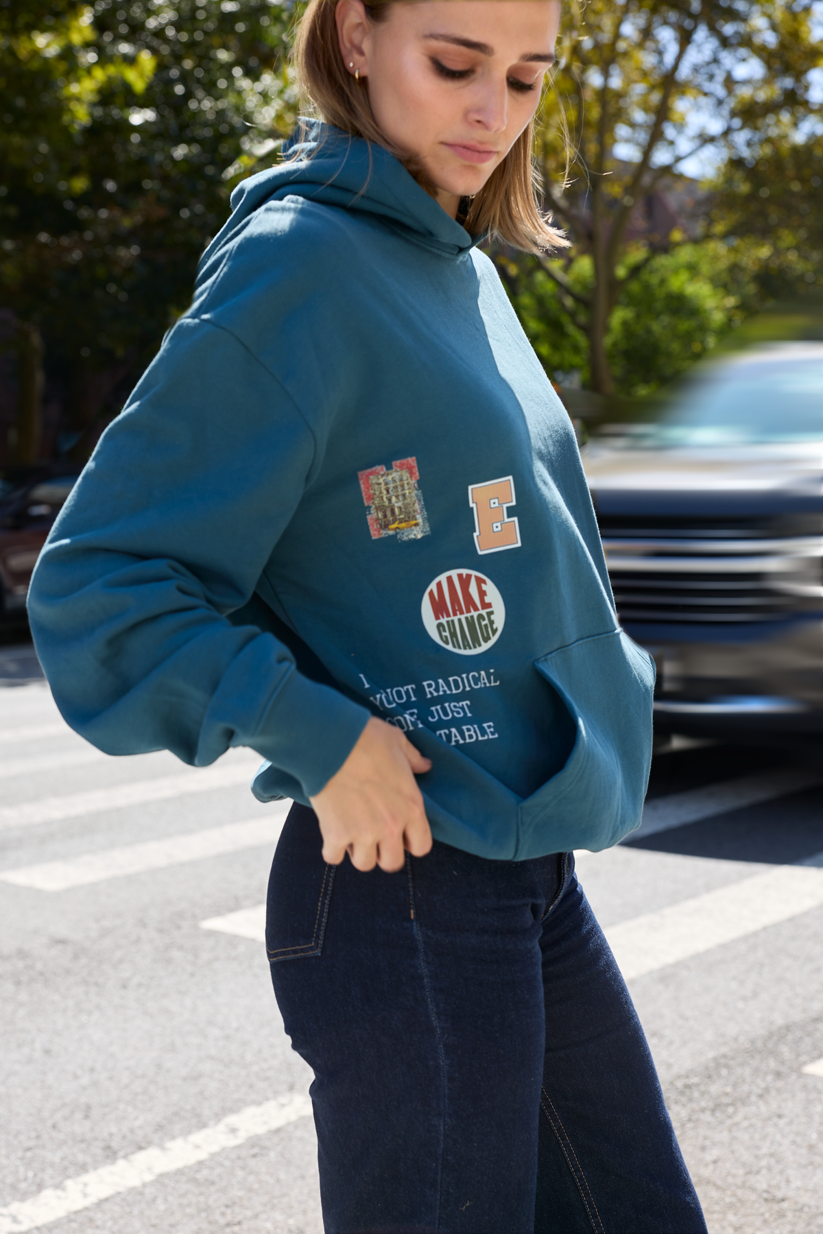 Make Change Patch Hoodie