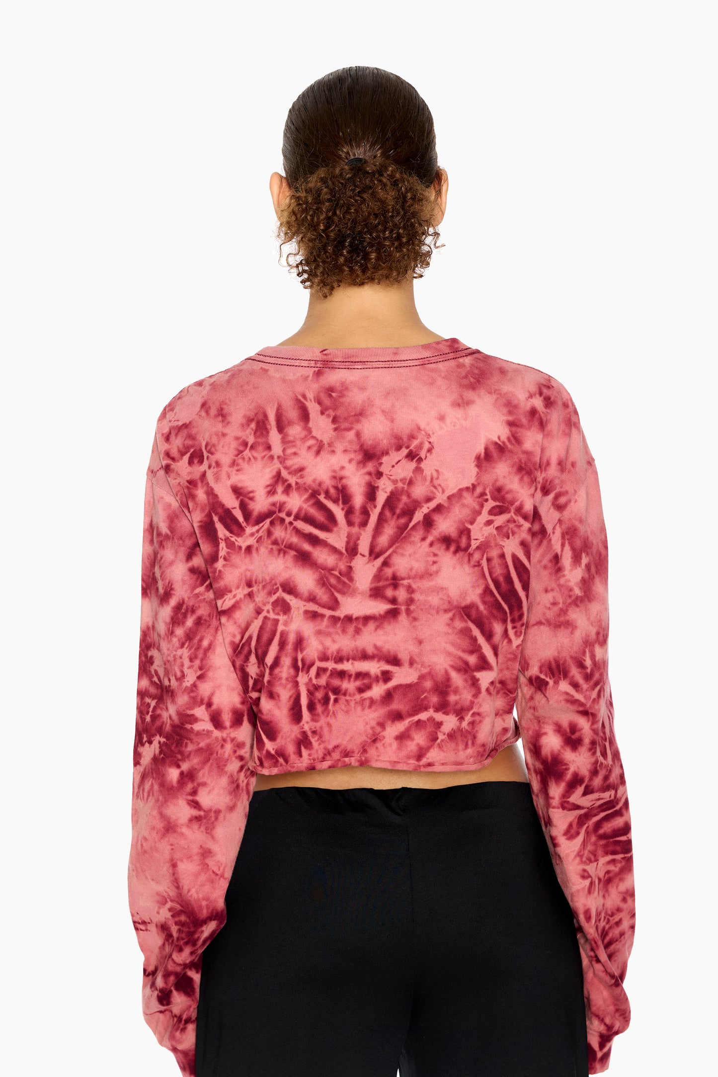 Crimson Wave Crop T-Shirt