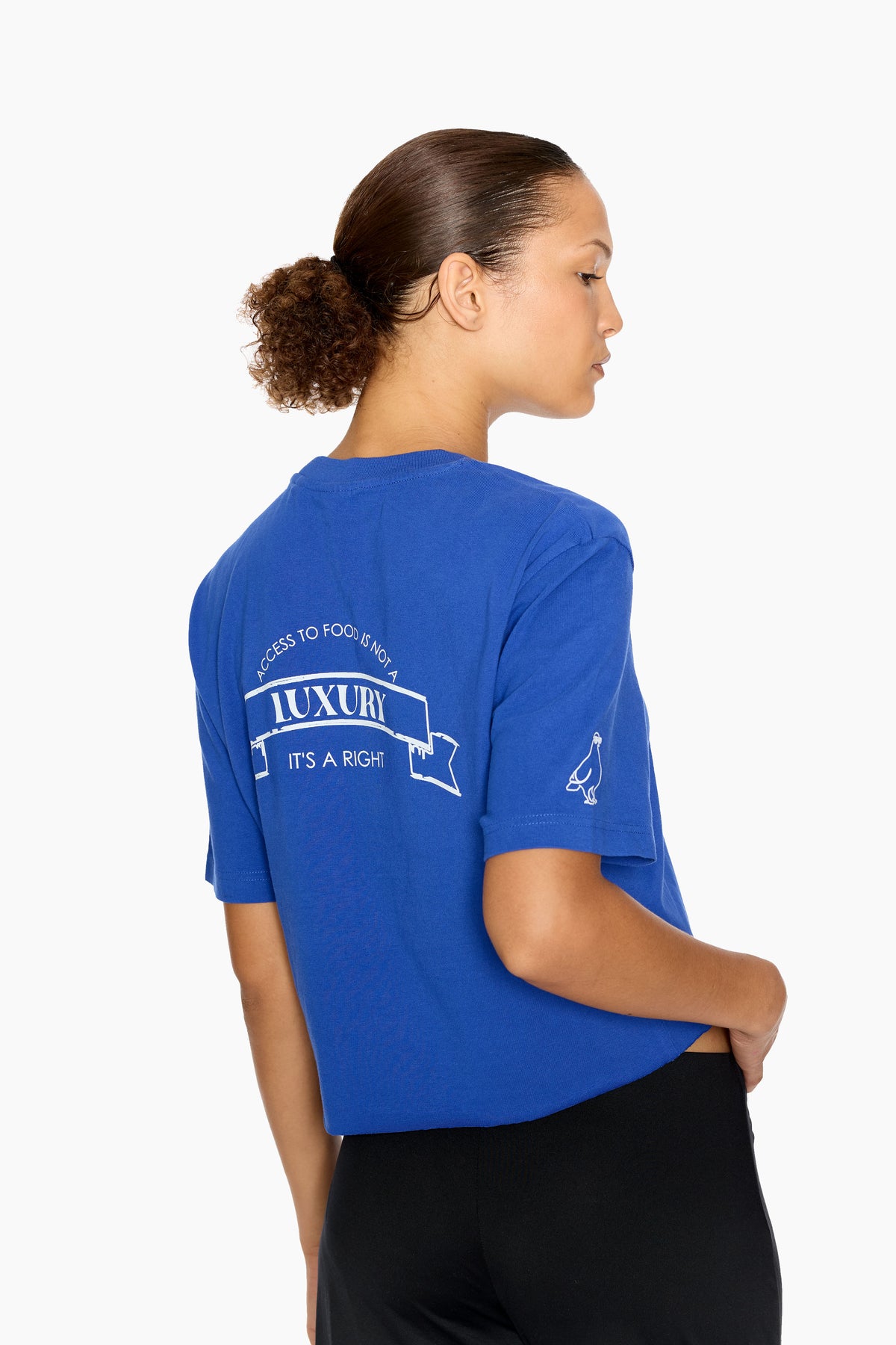 Luxury Mid-crop T-shirt