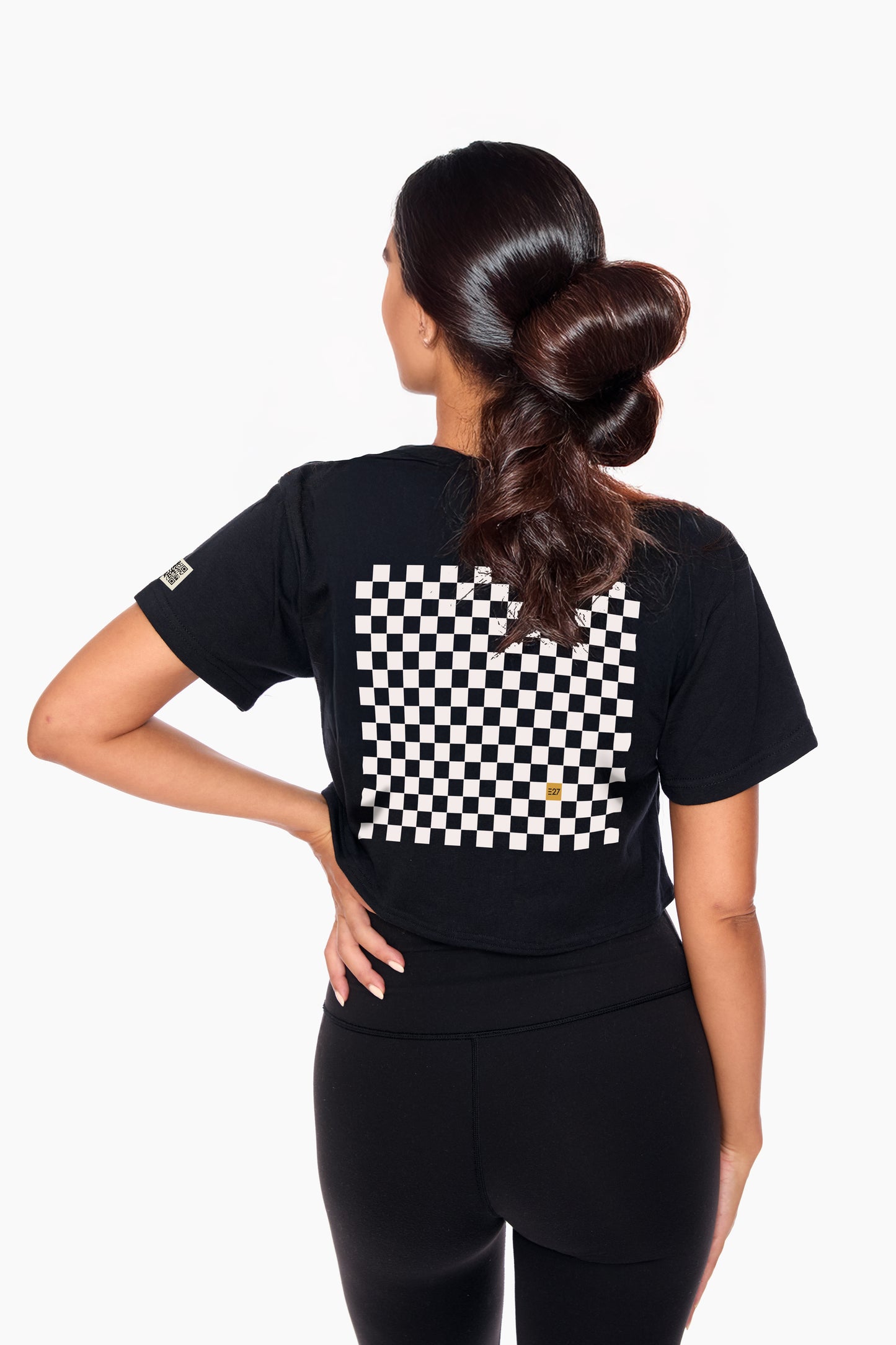 Checkered Past Cropped T-shirt