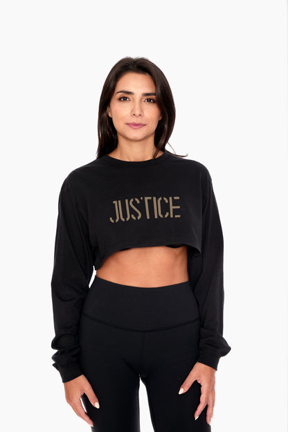 Justice Crop T-Shirt