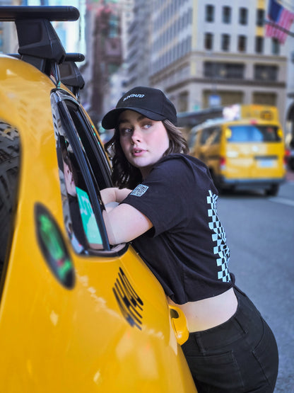 Checkered Past Cropped T-shirt