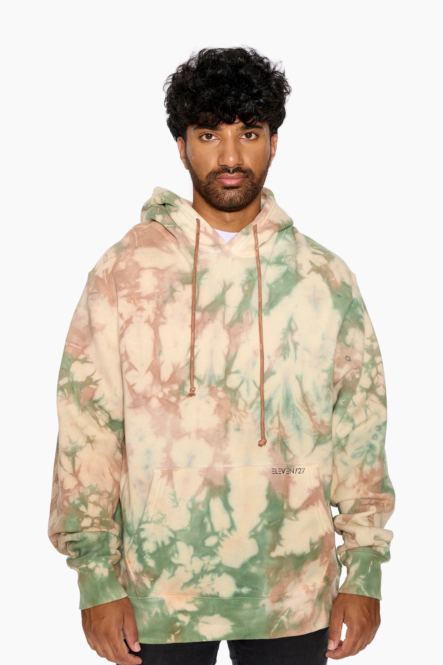 Autumn Tie Dye Heart Hoodie