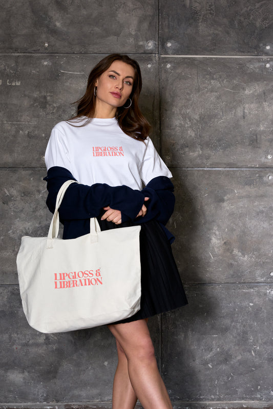 Lipgloss & Liberation Zip Tote
