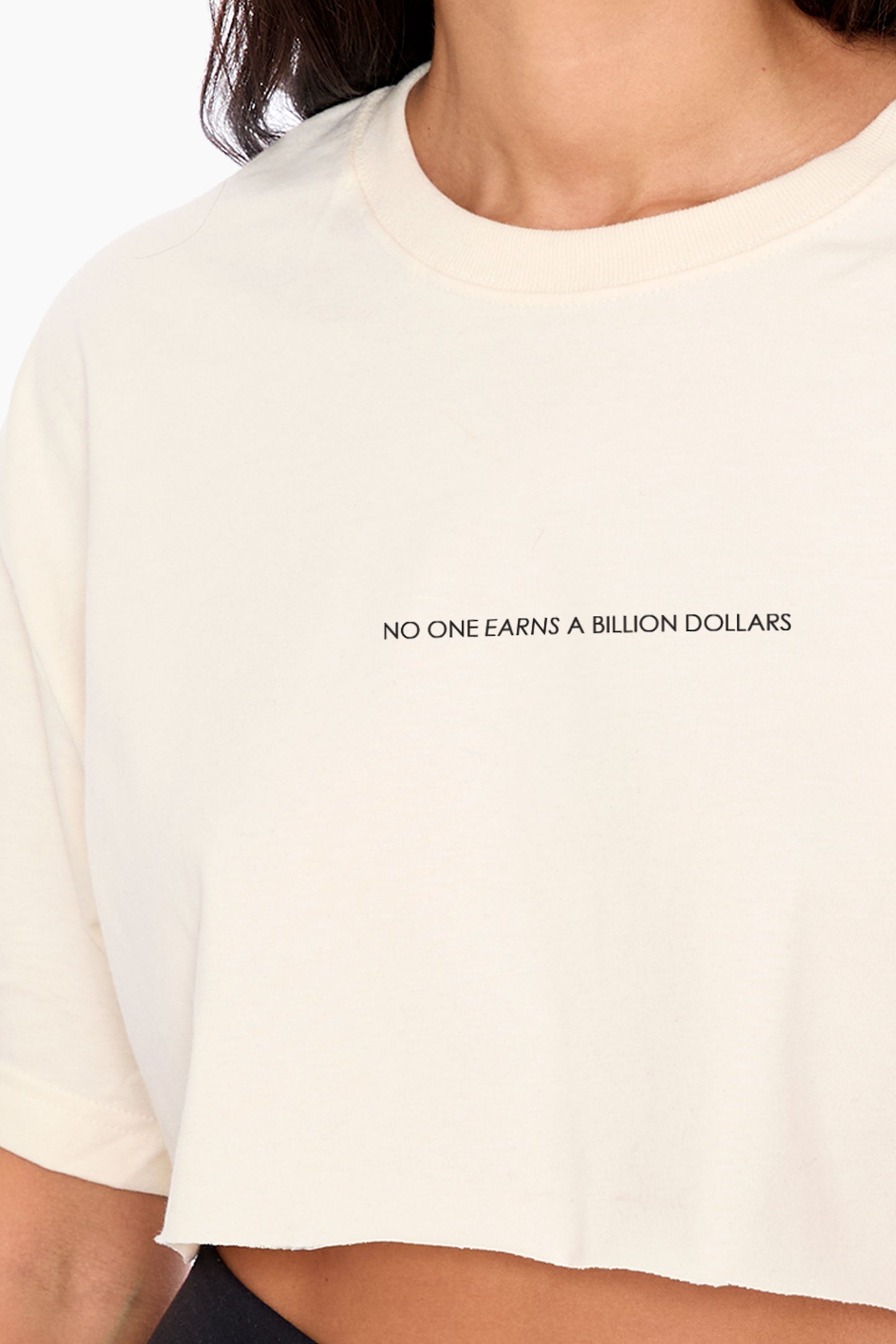 Billionaire Cropped T-Shirt