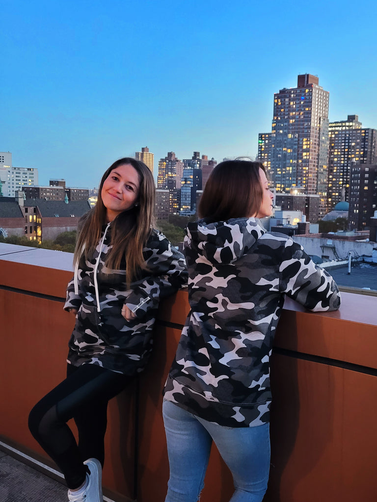 Eleven27 Camo Print Hoodie, Sustainable Sweatshirt