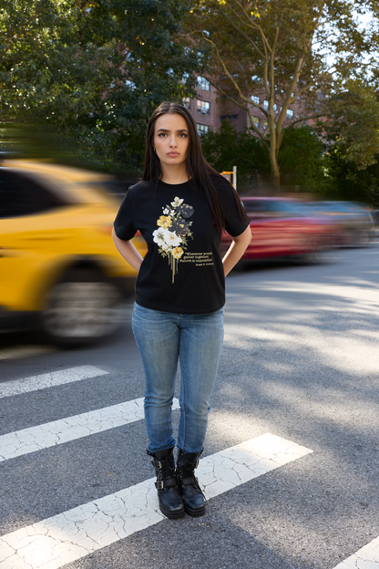 Women Gather Floral Mid Crop T-shirt
