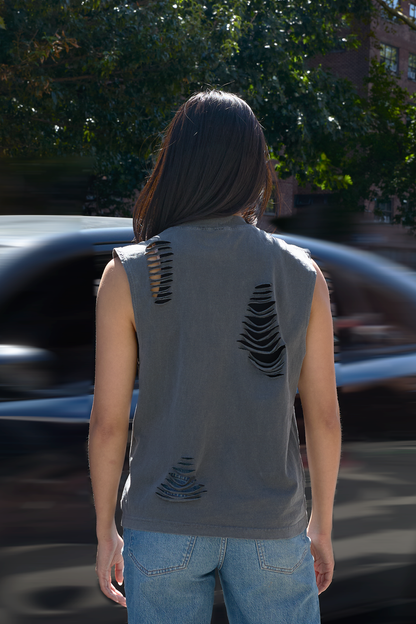 Haunted By Reality Muscle Tee