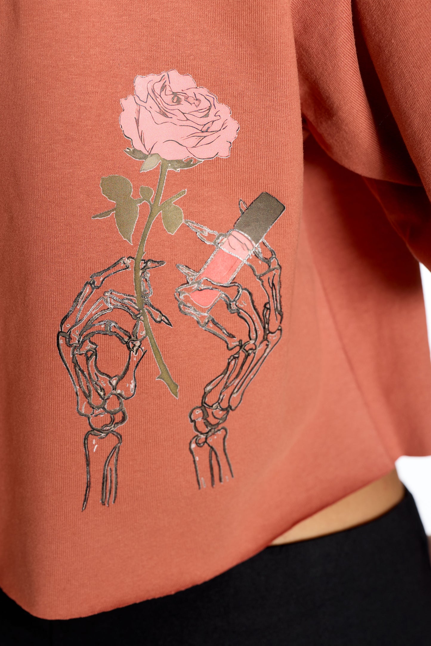 Lipgloss & Liberation Crop T-shirt