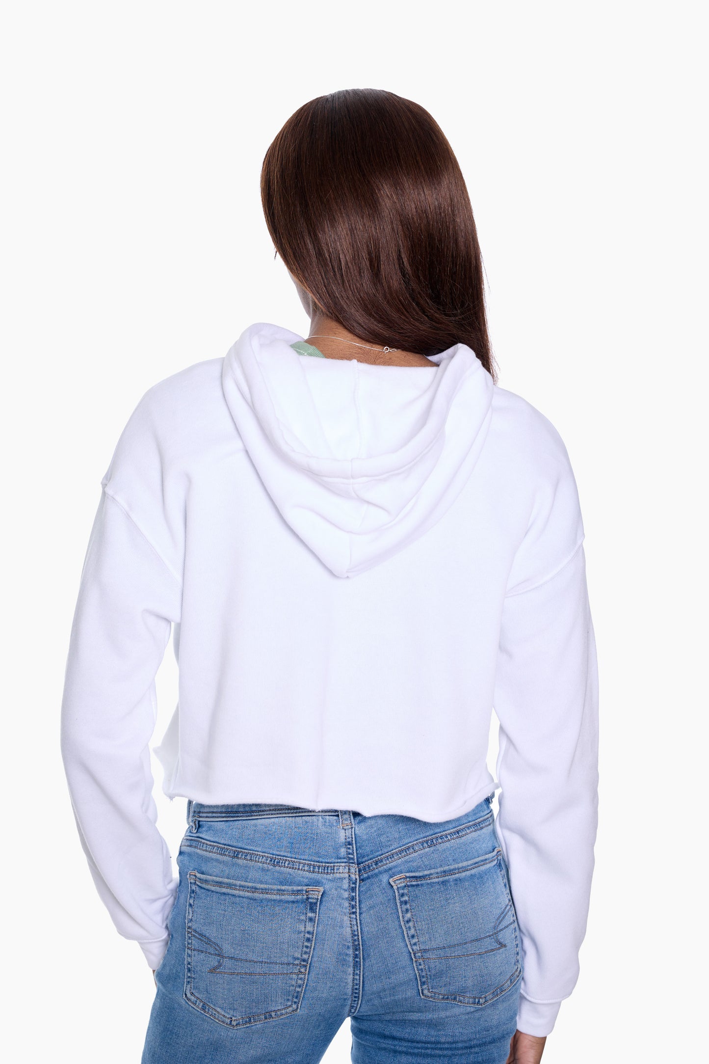 NYC Mosaic Tile Crop Hoodie